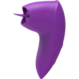 Cupitoys® Luchtdruk vibrator met tong - 8cm - Paars - 12 standen - Vibrators voor vrouwen en mannen - Sex toys voor vrouwen en mannen