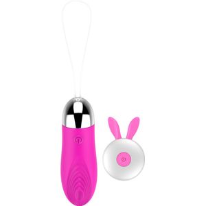 Cupitoys® Vibrerend ei voor G-spot - Met afstandsbediening - 9,8cm - Roze - 12 standen - Vibrators voor vrouwen en mannen - Sex toys voor vrouwen en mannen - Sex toys voor koppels