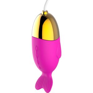 Cupitoys® Vibrerend Ei - Vis – Draagbare Vibrator – Vibrators Voor Vrouwen – 12 Standen - Roze