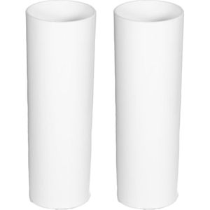 Kunststof Longdrinkglazen – 22cl – Wit – 2 Stuks