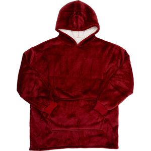 Intratuin - Hoodie Lina - Bordeaux - Fleece