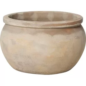 Bloempotten Keramische bloempot Extra grote bolvormige kamerhoge plantenpot Winkelcentrum Decoratie Binnenplaats Grote groene plantenbak Decoratieve Plantenbak (Size : M