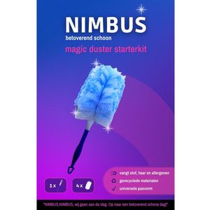 NIMBUS Magic Duster Starterkit Handvat + 4 Navullingen 1 set