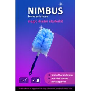 NIMBUS Magic Duster Starterkit blauw PVC Nimbus Plumeau (30.0000cm x 5.0000cm)