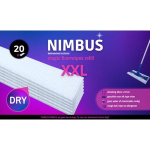 NIMBUS Magic Vloerdoekjes Navulling XXL 20 stuks