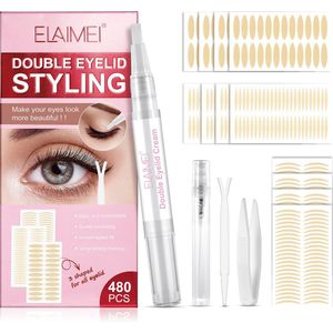 Lixda - Ooglidstickers Onzichtbaar 460 stuks – Ooglidtape – Ooglidcorrectie – Ooglift Strips – Ooglid – Eye Tape – Hangende Oogleden – Vermoeide Ogen