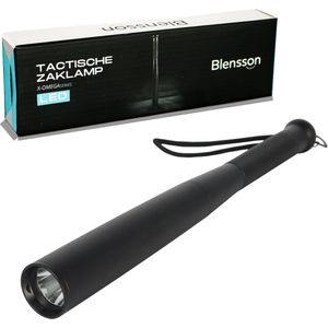 Blensson - Militaire Zaklamp - (M) 36cm - 2000 lumen - 10 W - Knuppel zaklamp - Aluminium - Wapenstok - Zaklamp LED - Zelfverdediging tools