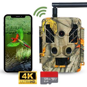 DirectGoods - Professionele WildCamera - Nachtzicht - 4K Ultra HD - Incl. 128GB SD - Incl. Tripod - Incl. 12 Batterijen