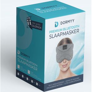 Dor myy® Bluetooth slaapmasker – met gratis hot/coldpack! - Hoogwaardig slaap masker – Premium slaapmasker – Volledig verduisterend – Huidvriendelijk materiaal – Ademende stof – 100 % verduisterend – Verplaatsbare speakers