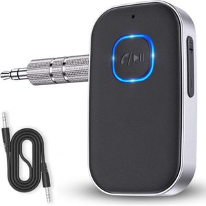 Techard Bluetooth Receiver Auto BT 5.4 - 3.5MM AUX Bluetooth Ontvanger Handsfree Bellen Bluetooth Audio Receiver - Inclusief Kabel en Plug