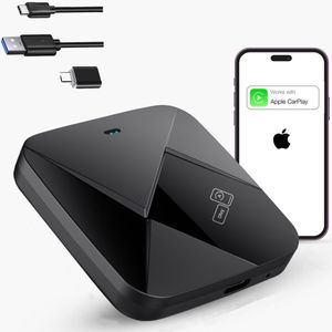 Olvy Luxe Carplay Dongle - Apple Carplay - Draadloos Verbinden - Carlinkit - Wireless Carplay - Draadloos Carplay - Voor iPhone