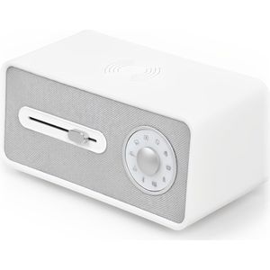 Bebster® Retro 3 in 1 - White noise machine - Bluetooth luidspreker - Draadloze oplader - Witte ruise apparaat