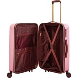 MOSZ Harde Koffer / Trolley / Reiskoffer - 66 cm (Middel) Lauren - Rose