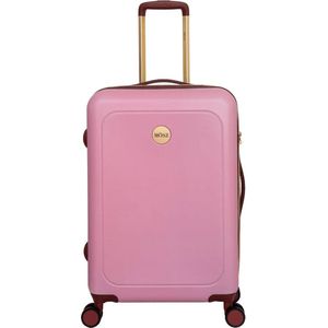 MOSZ Harde Koffer / Trolley / Reiskoffer - 66 cm (Middel) Lauren - Rose