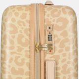 MOSZ Harde Koffer / Trolley / Reiskoffer - 66 cm (Middel) Lauren - Parterprint Beige