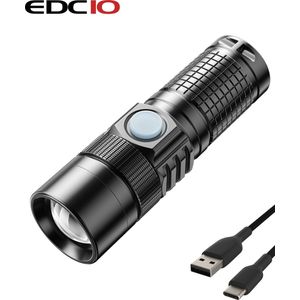 TomorrowNow® EDC10 Compacte LED Zaklamp Oplaadbaar - USB-C - 1800 Lumen - Battery Management System - Waterdicht - Zaklampen