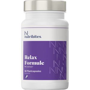 Nutribites - Relax Formule - Vegan Capsules - 60 stuks - Met Valeriaan