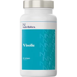 Nutribites Visolie - Zuivere vorm van omega 3-vetzuren - Hoge en veilige dosering EPA en DHA - 60 Capsules