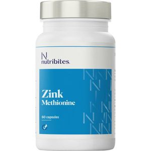 Zink - Zinksupplement - 60 Capsules - Nutribites