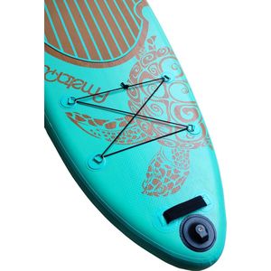 Roamwater sup board-complete set - 320cm - max. 150KG - opblaasbaar- kleur: hout