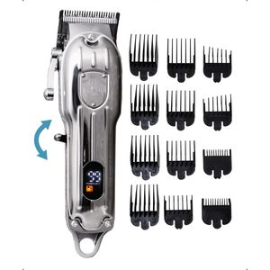 Revahs Professionele Draadloze Tondeuse – Baardtrimmer – Hoofdhaar Mannen – Haartrimmer - Reistas