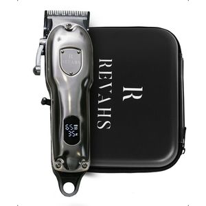 Revahs Professionele Draadloze Tondeuse en Baardtrimmer - Hoofdhaar Mannen - Baarden en Snorren - Hair Clipper en Haartrimmer - Tondeuse Cheveux - Tondeuse Haar - 8 opzetkammen