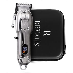 Revahs Professionele Draadloze Tondeuse Mannen Pro Set - Precisietrimmer - Baardtrimmer - Haartrimmer Hoofdhaar - Hair Clipper - Trimmer Set - Tondeuse Cheveux