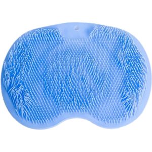 Voetscrubber - Douchemat - Blauw - Antislip met Zuignappen - Massage Mat - Voet Verzorging