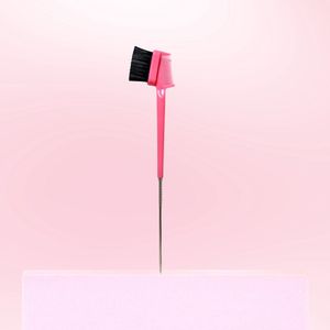 Glam and Go - Edge Kam - 3 in 1 Punt Kam met Borstel