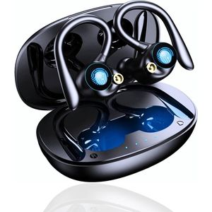 EDSYS Sport Oordopjes Draadloos – Draadloze Bluetooth Oortjes met Microfoon – Comfortabel – Waterdicht – Lange Speelduur
