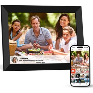 My Green Deal-Digitale fotolijst-10.1 inch-Wifi-Frameo-32GB-Fotolijst-IPS Touchscreen-Fotokader-Digiframe-Digitale fotokader-Digitaal Fotolijstje-Touchscreen-