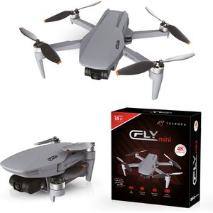 Tedroka C-Fly Drone - met GPS 4K-camera - 3.000m Bereik - Vliegtijd van 52 minuten - 4K UHD-video - inclusief 2 batterijen, draagbare tas