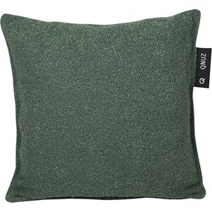 Qnuz warmtekussen - Groen - 45x45cm - elektrisch - warmtekussen oplaadbaar - USB - draadloos - bouclé - kerstpakket - incl. powerbank