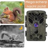Dokx Wildcamera met Live video - Wildlife Camera 32MP met WIFI en Nachtzicht Incl. 32GB SD Kaart - 8AA Batterijen