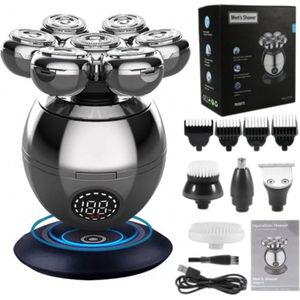 7-in-1 Shaver Voor Hoofd Kaal Scheren - Hoofd Scheerapparaat Mannen - Head Shaver - Draadloos Opladen & Waterdicht