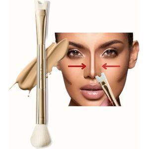 House of Skin Aesthetics - Neus Contour & Blush Kwast - Make-up kwast - 2-in-1- Contour - Blush - Populair - Ideaal voor make-up routine