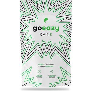 GoEazy Gains - Lion's Mane Gummies - Mandarijn
