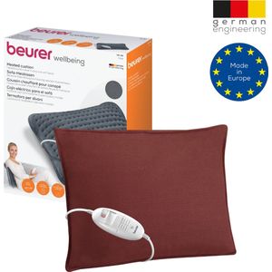 Beurer - HK 48 - Elektrisch Warmtekussen - Cherry Red - Fleece - 3 Warmtestanden