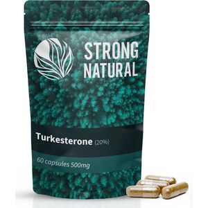 Strong Natural - Turkesterone - 500mg Capsules - 20% Actieve Turkesterone