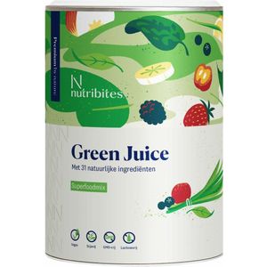 Nutribites - Green Juice Poeder - 300 gr - 37 Soorten Groente en Fruit