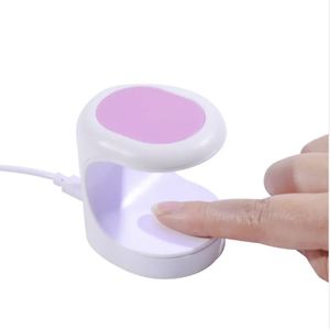 Nimaki LED/UV Nagellamp 16W - Sneldrogende USB Mini Nageldroger voor Thuis en Onderweg - Nageldroger - Geschikt voor LED en UV Gel Nagellak - paars - pasen