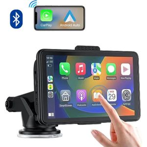 Proda Navigatiesysteem 7 Inch - Draadloos Apple CarPlay Android Auto - Bluetooth