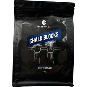 BARRIORZZ Chalk Blocks 224g - Magnesium Blokken - Calisthenics - Fitness - Crossfit - Turnen - Klimmen - Kalk Blokken - Boulderen - Verbeterd Grip