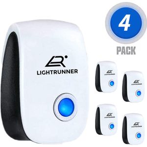 Lightrunner - ultrasone ongedierte verjager - Ultrasone repeller - Marterverjager - Muizenverjager - Diervriendelijke ongedierte bestrijding