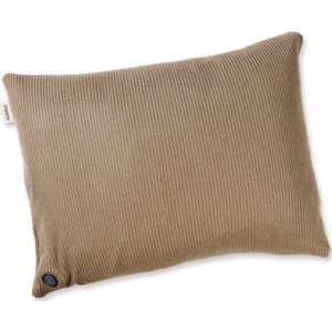 Kuddle Warmtekussen Oplaadbaar - Draadloos & Elektrisch - 45x60cm - Knitted 'Mocha Brown' - Inclusief 2 Powerbanks