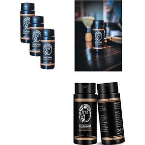 Barnie Cosmetics® Barnie hairpowder 3 stuks - haar poeder - volume poeder - textuur poeder voor mannen - 25gr