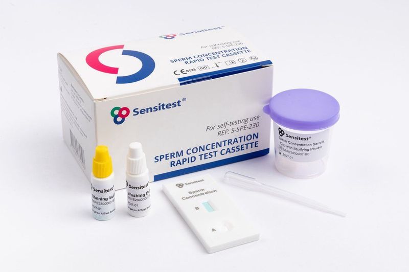Spermatest - Zelftest - Sperma Testkit - Vruchtbaarheidstest voor Mannen Thuis