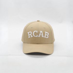 RCAB Herenpetten - Ademend & Hoogwaardig Katoen Baseball Cap - Cap Van Natuurlijk Materiaal - Khaki Pet