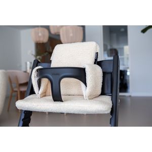 Teddy Stoelverkleiner Tripp Trapp - Stokke Tripp Trapp Kussenset - Zachte Kussenset Kinderstoel - Beige Kinderstoel verkleiner