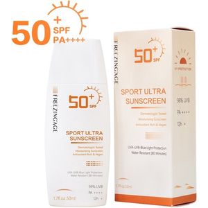 Freezing'Age Zonnebrandcreme - SPF50+++ Zonbescherming - 50ml. Beschermt tegen UVA en UVB straling.